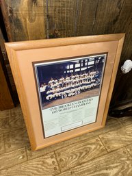 The Brooklyn Dodgers 1955 World Champions Poster Framed