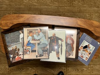 Vintage Norman Rockwell Framed Art Collection