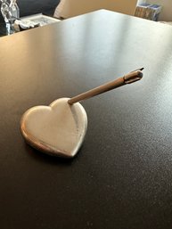 Vintage Cupid Style Heart Shaped Pen Stand From Only Hearts