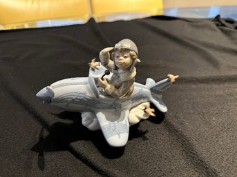 Lladro Porcelain 'Over The Clouds' Mi Primer Vuelo Figurine