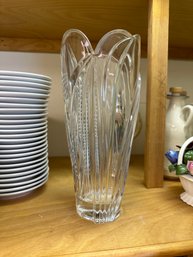 Lenox Crystal Etched Tall Vase