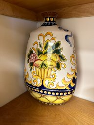 Vintage Beautiful Italian Pottery Ceramic Vase