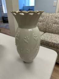 Lenox  Embossed Porcelain Vase