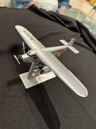 'TWA' Ford Tri-motor Model Airplane By Ertl NC410H