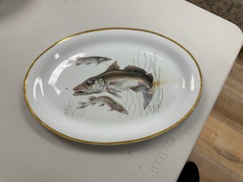 Vintage Stylish Fish Ceramic Platter