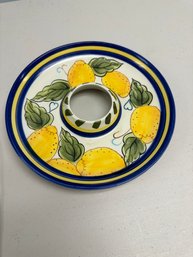 Painted Lemon Plate