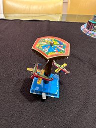 Collectible Tin Toy - Airplane Carousel