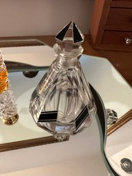 Crystal Perfume Bottle - Diamond Shaped