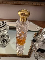 Vintage Step Paris Crystal Perfume Atomizer Bottle Made In France