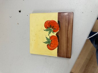 Beautiful Hand Painted Wooden Table Mat Painting