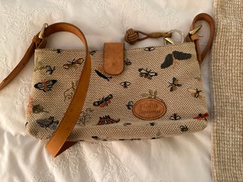 Flemish Tapestries Butterfly Crossbody Bag