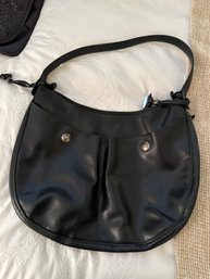 Longchamp Leather Multi Pocket Shoulder Bag