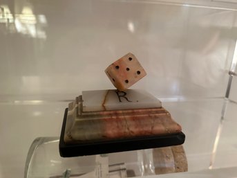 Dice Balancing Statue Paperweight