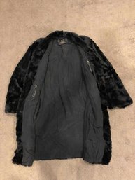 Gertz Black Mink Coat