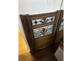 Stained Glass Wooden Door