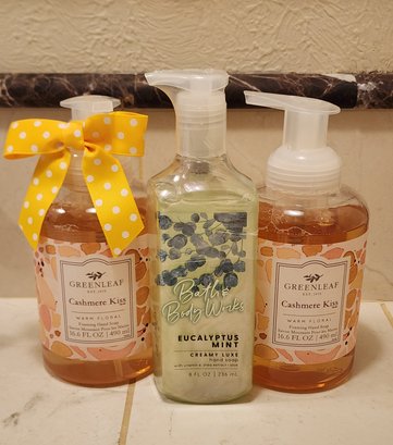 (3) BATH AND BODY WORKS Soap Selections