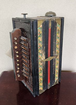 Antique Acordian Musical Instrument