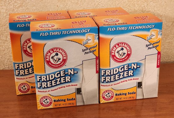 (4) Brand New ARM & HAMMER Fridge And Freeze Boxes