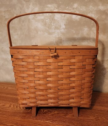 Vintage LONGABERGER Basket With Handle