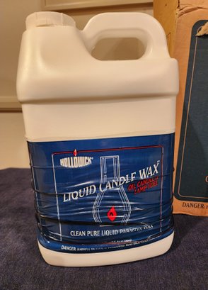 (2) Brand New Pure Liquid Parrafin Candle Wax Supply Refills