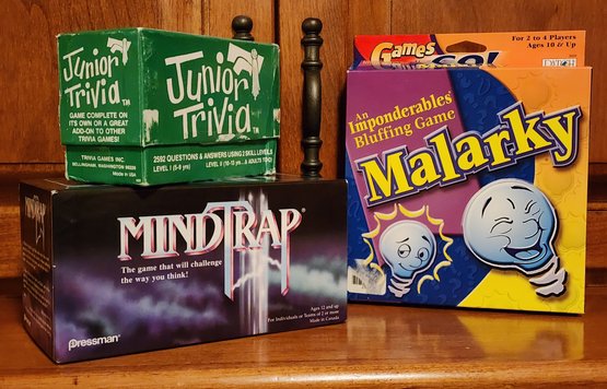 Assortment Of Family Night Games