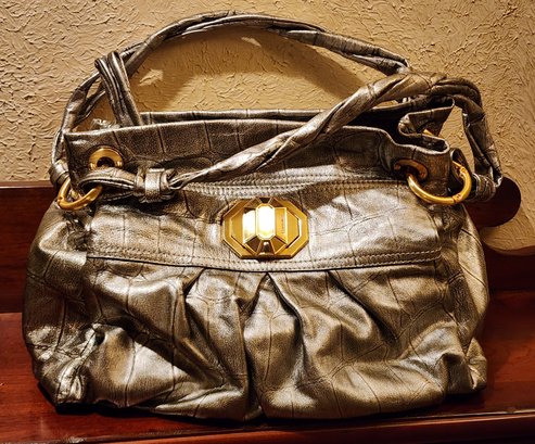 Brand New B MAKOWSKY Silver Boho Leather Bag #3