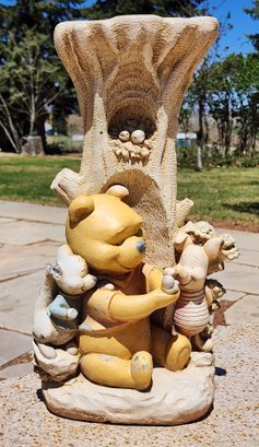 Vintage DISNEY Winnie The Pooh Lawn And Garden Cement Statue