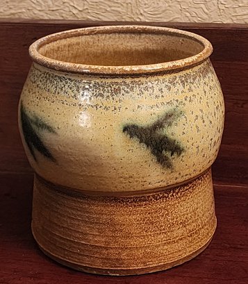 Vintage Handmade SIGNED Ceramic Vessel