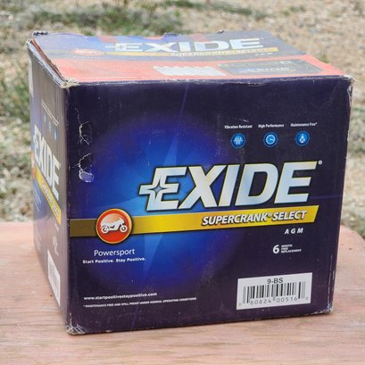 Brand New EXIDE Motorcycle Battery 9-BS