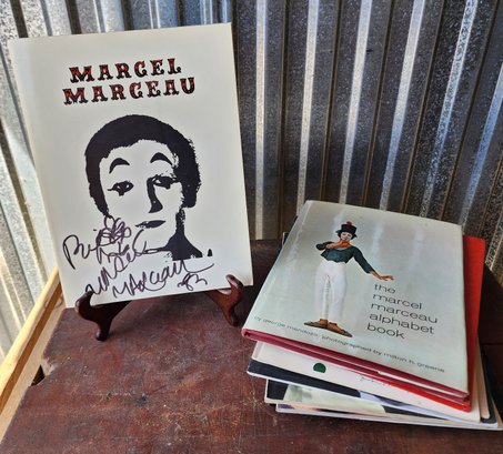 Assortment Of MARCEL MARCEAU Reference Books Mime