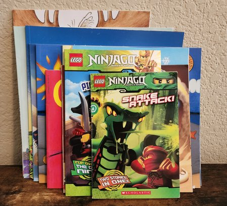 Assortment Of Softback Scholastic Books Feat. NINJAGO LEGO SNAKE ATTACK