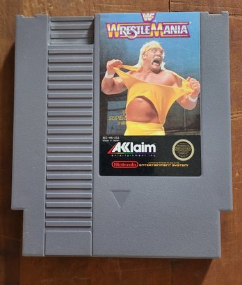 Vintage NINTENDO NES Wrestlemania Video Game