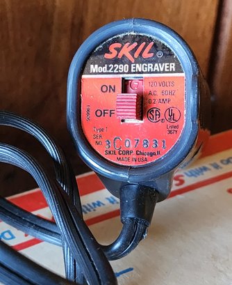 Vintage SKIL Model # 2290 Engraver