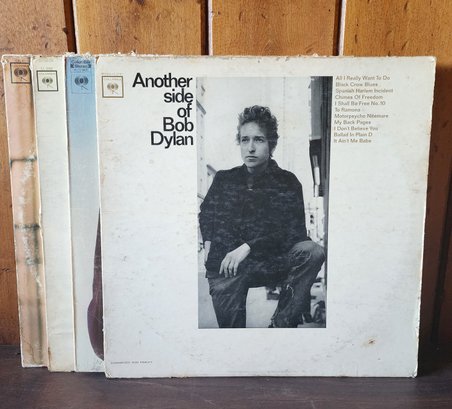 Assortment Of (4) BOB DYLAN Vinyl Records