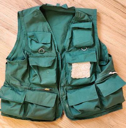 Vintage Green Fisherman's Vest