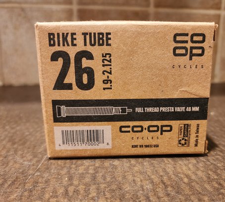 Brand New CO OP 26' Bicycle Tube