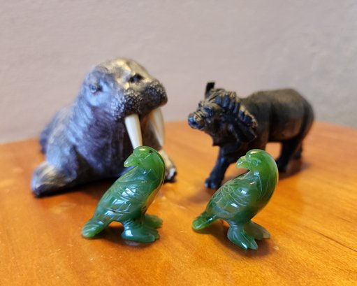 Variety Of Small Decorative Animal Figures