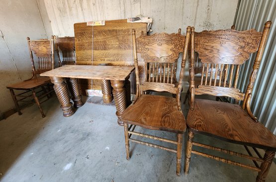 Vintage Table And Chairs Set