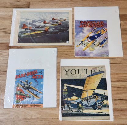 Assortment Of Preserved Vintage AVIATION Graphic Selections #1