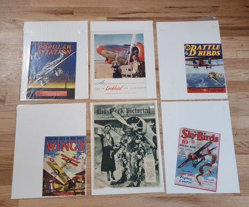 Assortment Of Preserved Vintage AVIATION Graphic Selections #2