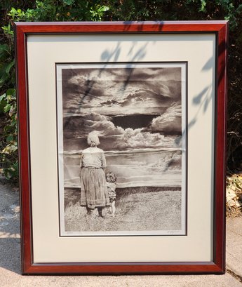 Signed And Numbered Fine Art Framed Lithograph Print