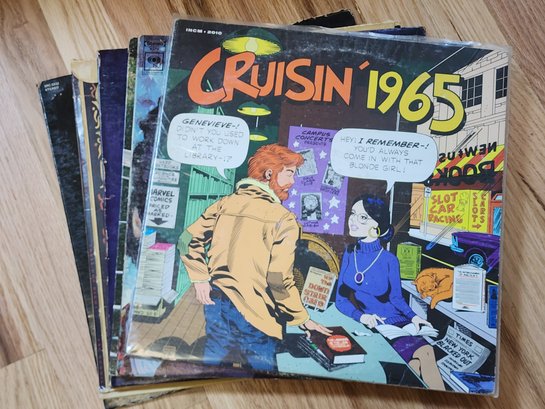 Assortment Of Vintage Vinyl Records Feat CRUISIN 1965