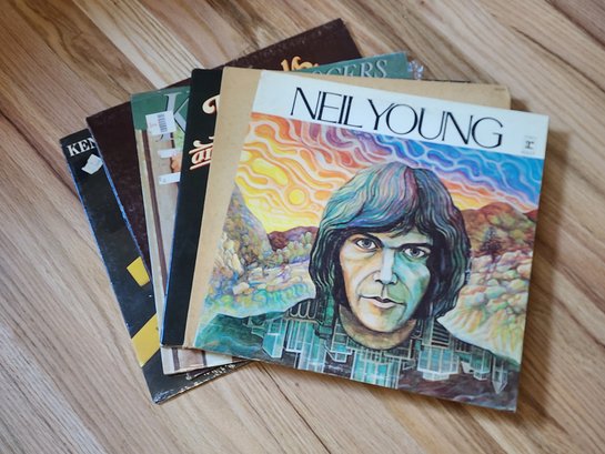 Assortment Of Vintage Vinyl Records Feat NEIL YOUNG