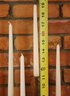 Vintage Assortment #1 Of Sewing Spool Candle Holders And Candles
