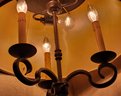 Vintage Triple Stage Switch Twisted Wrought Iron Style Table Lamp
