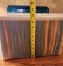 Clear File Folder Storage Tote Filled With Folders #2