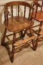 (2) Antique Children's Chairs With Footstools