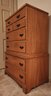Vintage Wooden Tallboy Dresser