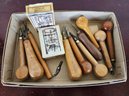 Assortment Of Antique Leather Working Tools And Blades