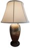 FREDERICK COOPER Hammered Copper Table Lamp With Original Shade